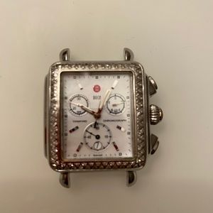 Michele Deco Chronograph Diamond Watch. Authentic with all original pieces